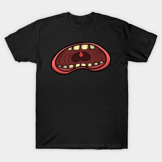 Grrrrrgugh Funny Face T-Shirt by Catphonesoup